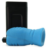 UR3 Vibrating Thick Ribs Stroker in Blue