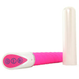 Summer Lovin' Warming Silicone Vibe in Pink