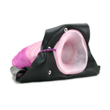 Crystal Jelly Flex Strap-On Vibe