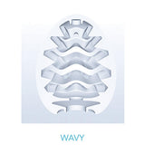 Egg Disposable Masturbator in Wavy