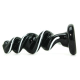 Crystal Noir Seduce Glass Plug