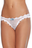 Sheer White Panty in L