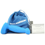 Platinum Silicone The Tru Feel Dildo in Blue