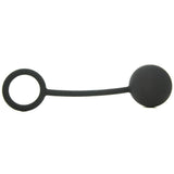 Silicone Cock Ring with Heavy Anal Ball