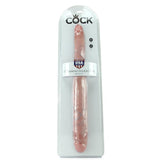 King Cock 16" Tapered Double Dildo in Flesh