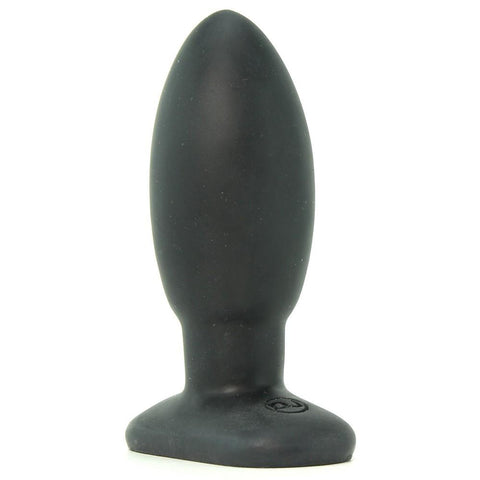 Platinum Silicone The Tru Plug Smooth in Black