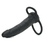 Silicone Love Rider Dual Penetrator in Black