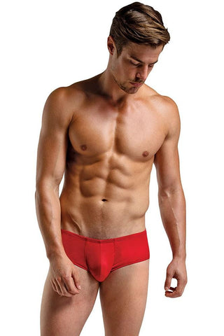 Red Silk Mini Pouch Boxers in M