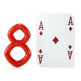 Crazy 8 Enhancer Ring in Red
