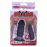 Ram Pulsating Butt Plug in Black