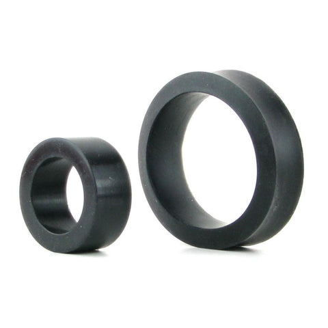 James Deen Silicone Cock Rings Double Pack in Black