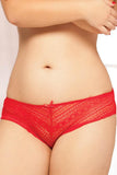 Geo Galloon Red Lace Panty in 1X/2X