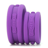 Max-Width Silicone Cock Rings in Purple