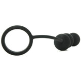 Silicone Cock Ring with 3 Weighted Balls