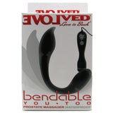 Bendable You Too Prostate Massager Vibe in Black