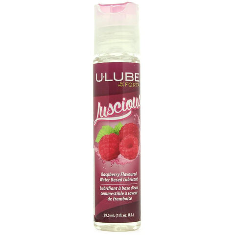 Luscious Raspberry Flavoured Water Based Lube in 1oz/29.5mL