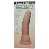 TRUSKYN The Tru Ride Slim 9 Inch Dildo in Vanilla