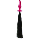 Pony Play Medium Butt Plug with Whip