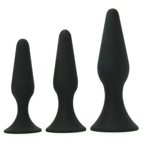 Renegade Silicone Anal Trainer Kit in Black