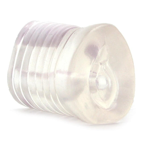 Hung Motor Stroker Vibrating Masturbator in Clear