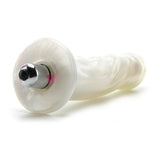 Goddess Vibrating Dildo in Pearl White