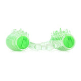 Color Pop Quickie Two-O Double Pleasure Cock Ring in Green