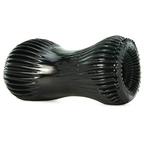 Renegade Grooved Pleasure Stroker in Black