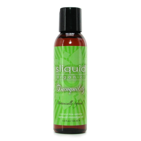 Organics Tranquility Massage Oil 4.2oz in Coconut-Lime