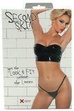 Strapless Crop Top with G-String in L/XL