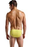 Bright Yellow Silk Men's Brief in S