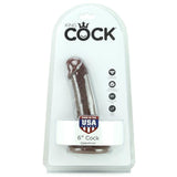 King Cock 6" Dildo in Brown