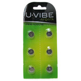 U.Vibe 6 Pack LR936 Alkaline Batteries