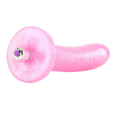 Purr Vibrating Dildo in Pink Pearl
