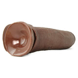King Cock 9" Cock with Balls in Brown
