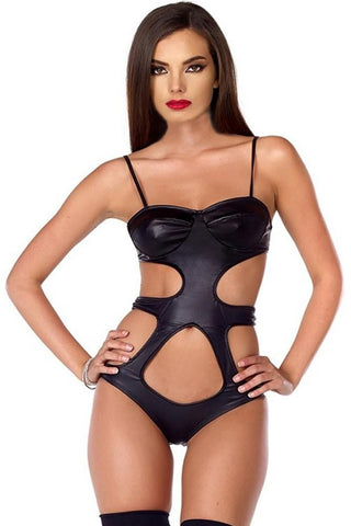 Tamed Matte Cutout Bodysuit in S/M