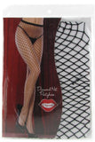 Black Diamond Net Pantyhose in OS