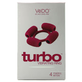 Turbo Vibrating Ring in Ballsy Burgundy