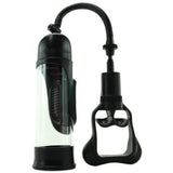 Perfect Touch Vibrating Penis Pump in Black