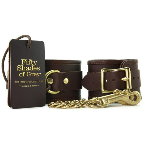 Red Room Collection Leather Wrist Cuffs