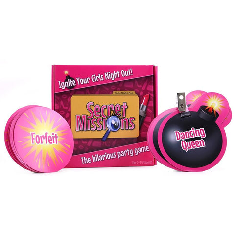 Secret Missions Girls Night Out Party Game