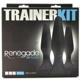 Renegade Silicone Anal Trainer Kit in Black