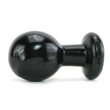 Round Butt Plug Large in Black