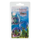Island Rings in Purple