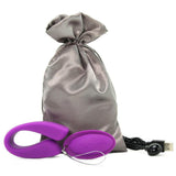 Sexy U Silicone Remote Couples Vibe in Purple