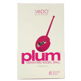 Plum Vibrating Kegel Ball in Hot in Bed Pink