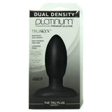 Platinum Silicone The Tru Plug Smooth in Black