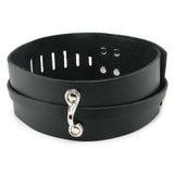 Bondage Basics Leather Collar in Black