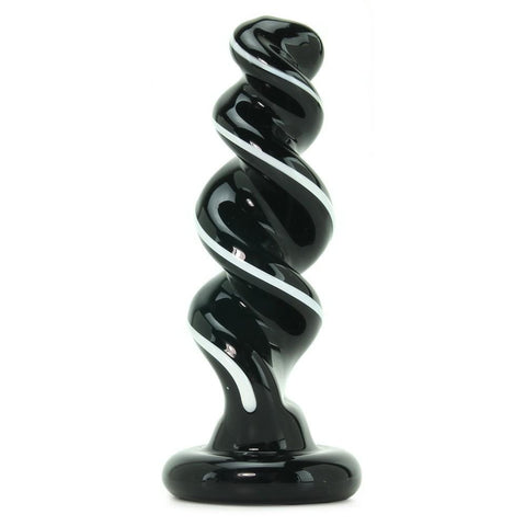 Crystal Noir Seduce Glass Plug