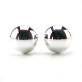 Metallic Weighted Orgasm Balls in Silver