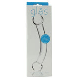 7" Curved G Spot Stimulator Glass Dildo